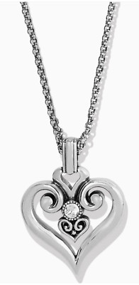 Brighton Alcazar Heart Glint Crystal Necklace Style JM7401 MSRP: $108 NWT
