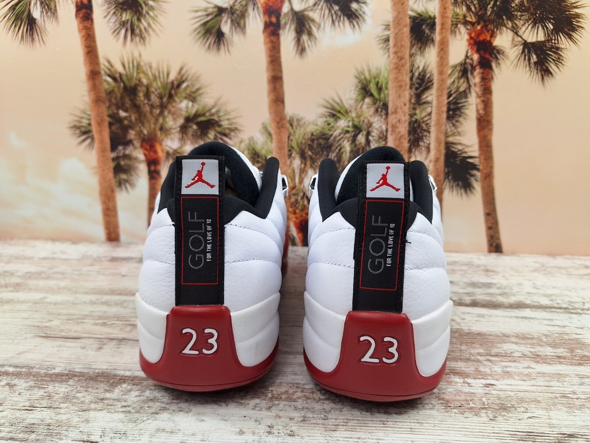 Air Jordan XII 12 Low Cherry Red Golf Shoes DH4120-161 Men's