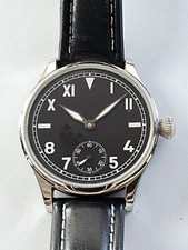 ANONIMO-CARICA MANUALE-CALIFORNIA DIAL-OVERSIZE (44 MM)-ACCIAIO-NUMERATO-RARO