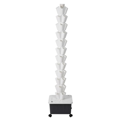 Vertical Hydroponic Garden Tower System Indoor Outdoor Home Grow Kit 60 Pots