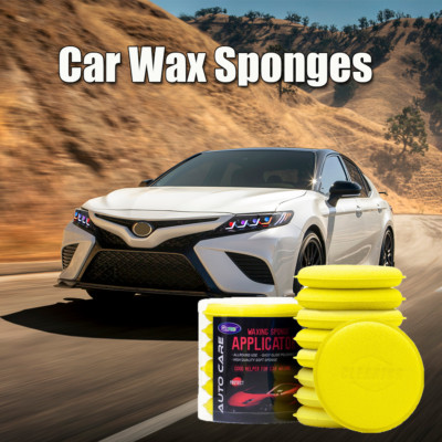 12PCS/Set Car Waxing Polish Foam Sponge Wax Applicator Cleaning Detailing Pads