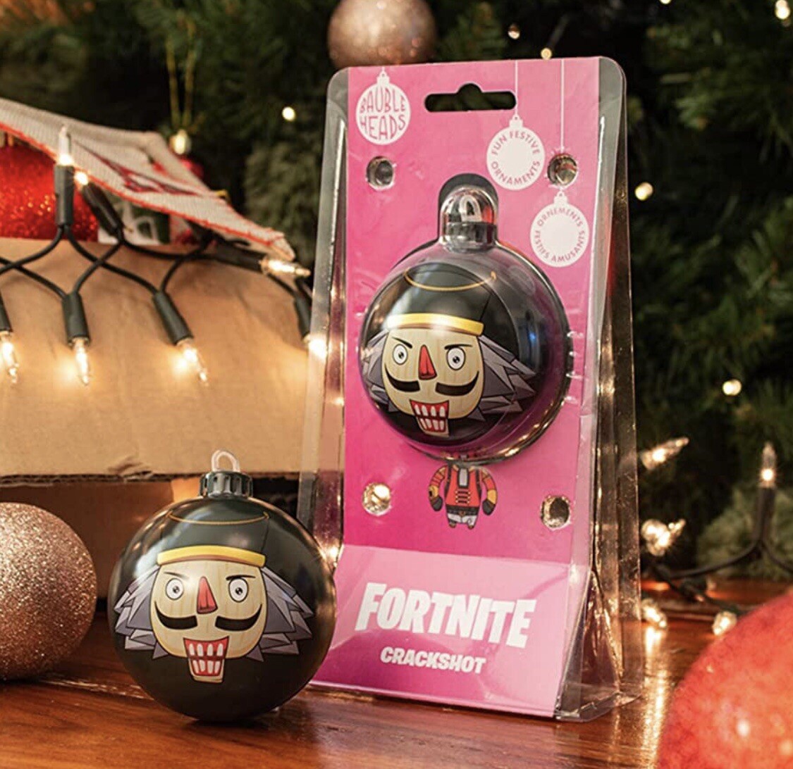 Fortnite Crackshot Christmas Tree Bauble Head Ornament Decoration Xmas Numskull
