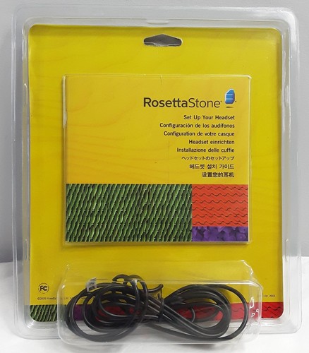 Rosetta Stone Headset Microphone USB for Language Learning Software Sealed NEW - Bild 2 von 5