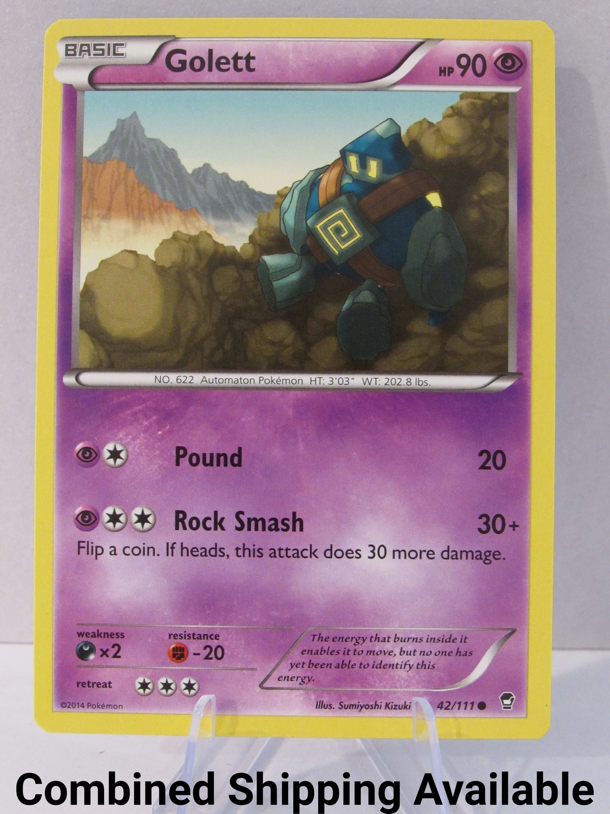 Golett 42/111 XY - Furious Fists NM English 17580