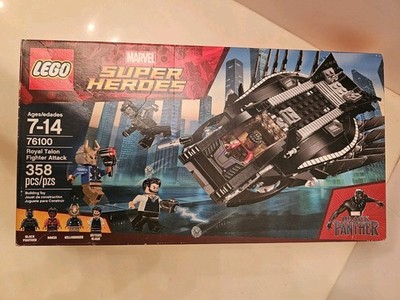 LEGO 76100 Marvel Super Heroes Royal Talon Fighter Attack 358 pcs 4 Figs New Sea