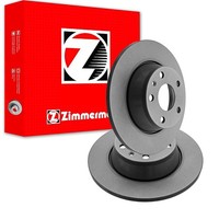 2X Zimmermann Coat Z Bremsscheiben 286Mm Voll Hinten Passend FÜR Audi TT