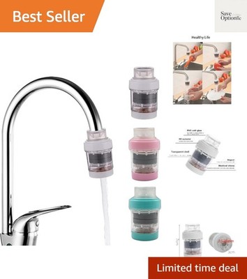 3 Pack Water Filter for Sink, Magnet Faucet Filter, Kitchen Faucet Water Filt...