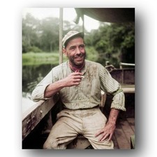 Humphrey Bogart Photo 8x10 The African Queen 1951 John Huston Film Publicity