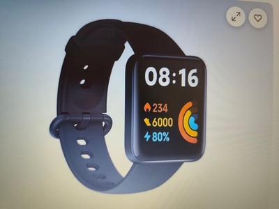 Xiaomi Redmi Watch 2 Lite 35mm Smartwatch mit Sportarmband - Schwarz (Bluetooth)