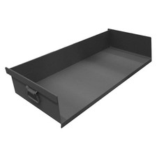 GRAINGER APPROVED TR-1500-95 Service Cart Tray,250 lb.,Gray,Steel 4EY20