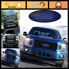 12 American Flag Aluminum Overlay Grille Tailgate Emblem For 2017-2022 Ford F25 12 American Flag Aluminum Overlay Grille Tailgate Emblem For 2017-2022 Ford F25