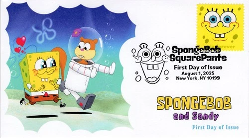 SC 6027, 25-310, 2025, Sponge Bob Square Pants, First Day Cover, Pictorial