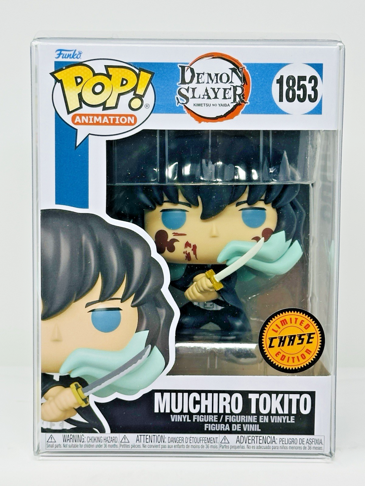 Funko Pop! Demon Slayer: Muichiro Tokito (Attack) Chase #1853 w/Protector - New