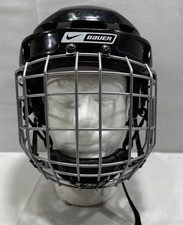 Nike Bauer 8500 Hockey Black Hockey Helmet NB...