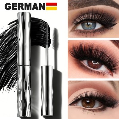 4D Curling Eyelash Iron, Tubing Mascara Iron Eye Mas cara mit Metallbürste DE