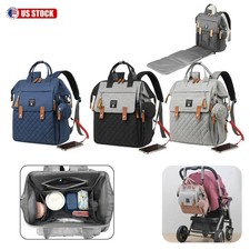 Baby Diaper Bag Multi-Function Travel Waterproof Backpack with Changing Station