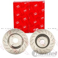 2X TRW Bremsscheiben 330Mm BelÜFtet Gelocht/Innenbel. Vorne Passend FÜR