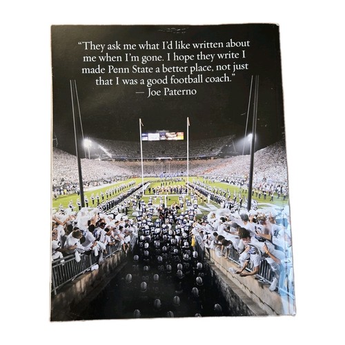 Sports Illustrated Magazine Joe Paterno 1926-2012 Bio (BM) J69 - Imagen 2 de 5