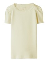 Name It Nmfkab Ss Top Noos, Damen T-Shirt, Kurzarm, GrößE M, Schwarz, Baumwolle