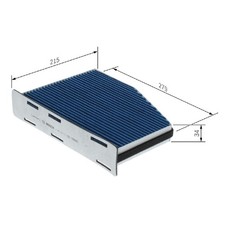 Innenraumfilter Pollenfilter für VW Scirocco 137 3 Sharan 7N1 Tiguan 5N | 24020