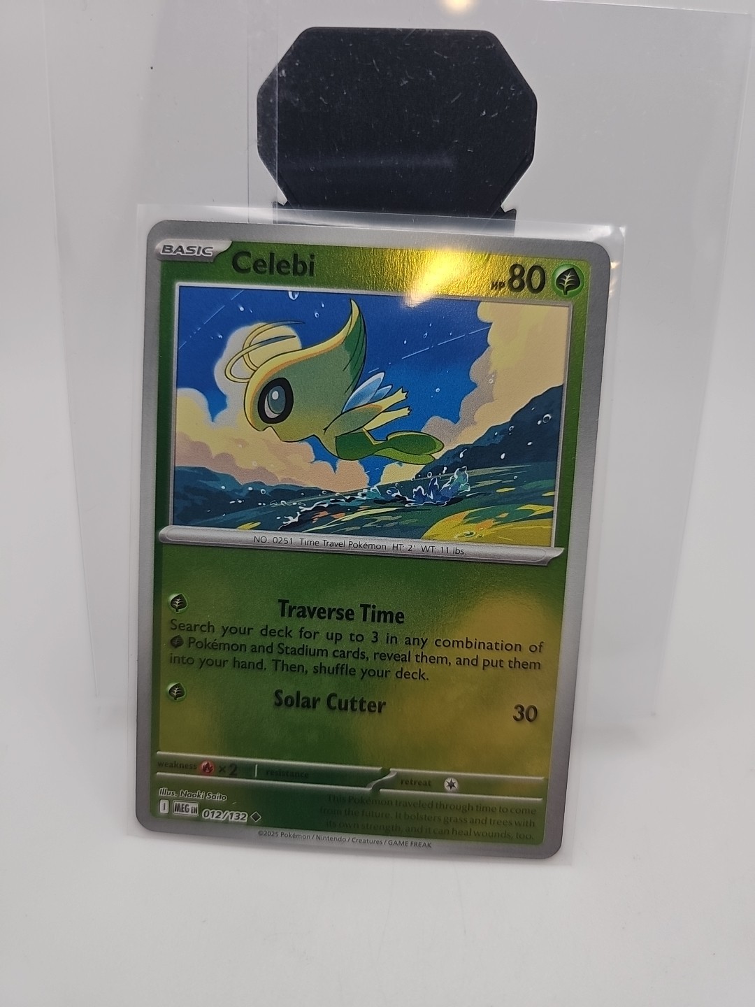 Celebi 012/132 Reverse Holo - ME01: Mega Evolution Pokémon TCG - NM
