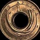 1961 East Africa Red Uncirculated 1 Cent Bronze RD Cent Coin KM# 35 Lot D2-102 — photo 5