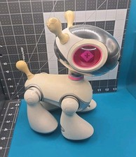 Tiger Electronics White/Pink Grey Mio Pup Robot Dog Toy Working