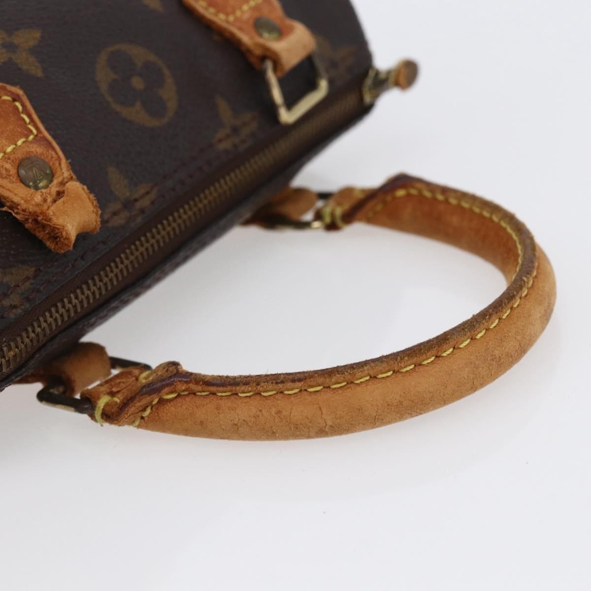 LOUIS VUITTON Monogram Mini Speedy Hand Bag M41534 LV Auth 151165