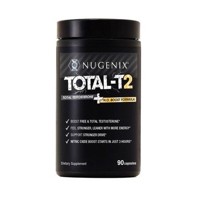 Nugenix Total-T2 - Testosterone Booster and Nitric Oxide 90 Count (Pack of 1)