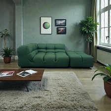 Sofa modular settee Green Tufty-Time by Patricia Urquiola for B&B Italia