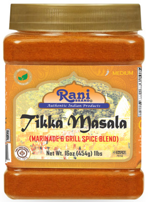 Rani Tikka Masala Indian 7-Spice Blend 16oz (454g) PET Jar