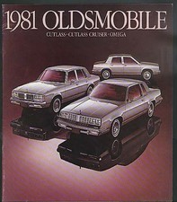 1981 Oldsmobile Cutlass Cruiser Omega Sportomega Sx Sales Brochure