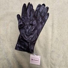 Bechamel Leather Silk Lined Gloves