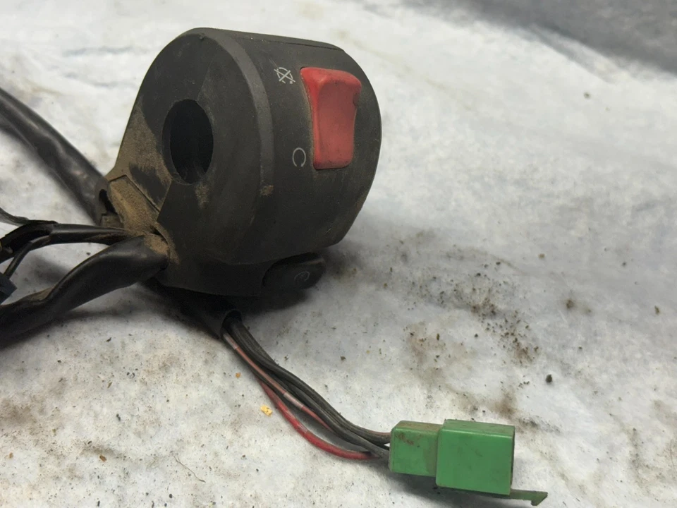 Interruptor de parada de arranque Kawasaki ZG1000 2001 Concours interruptor de apagado controles OEM ZG 1000 Foto 4 de 4