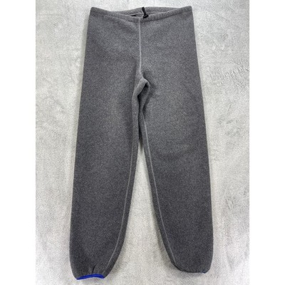 REI Fleece Pants Mens L Gray Vintage Polartec Heavyweight Warm Outdoor