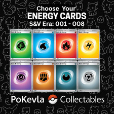 Pokémon TCG Energy Cards | 10-40 Pack | S&V Era 001-008 | Choose Your Energy