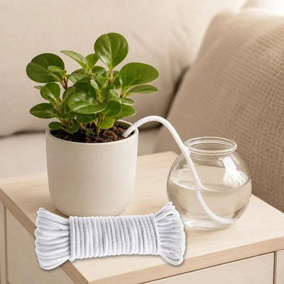 Corde Coton Auto Arrosage Plantes Usage Intérieur et Extérieur 15m - Photo 1/4