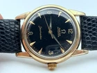 1959 Omega Seamaster Automatic Black Dial 14K Gold Filled Cal. 570 Rare RUNS
