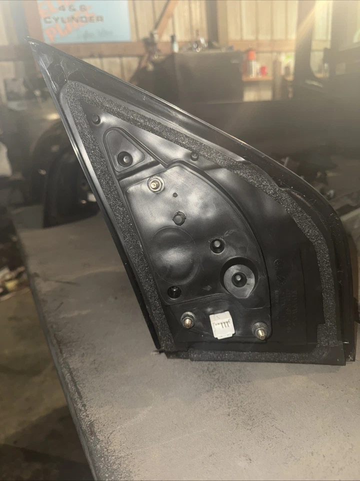 Espejo retrovisor eléctrico Nissan Sentra 2011 lado del conductor negro OEM usado Foto 2 de 3