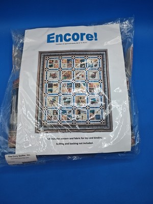 Encore! The Cozy Quilter Kit 64 1/2'' X 76 1/2'' Music Theme New Keyboard Edges 