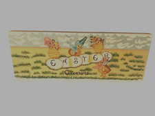 Easter wood sign