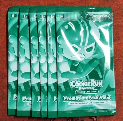 Cookie Run Braverse Promo Pack Vol 2 Set of 6 English Sealed