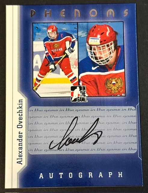 Alexander Ovechkin Card Lot.  In The Game Phenoms SP.  Heroes and Prospects. view 12
