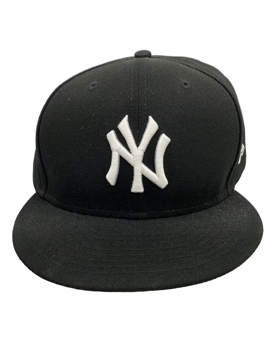 New Era Cap Polyester Blk Solid Men's Straight Ca… - image 1