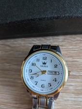OLEVS Quartz Uhr zweifarbig (gold/stahl) - NE...