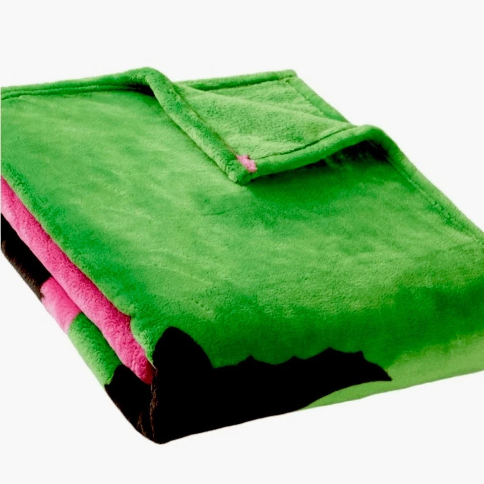 Lanzamiento de piel sintética Wicked 60 x 70 Elphaba Glenda Magic Moment verde rosa negro NUEVO Foto 4 de 4