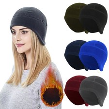 Tactical Watch Skull Cap Winter Windproof Warm Fleece Beanie Hat for Men Women