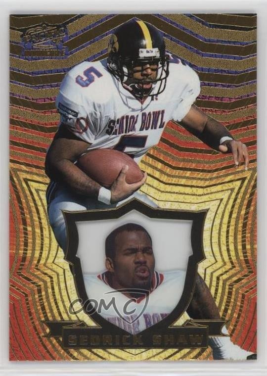 1997 Pacific Invincible Sedrick Shaw #90 Rookie RC 07ke