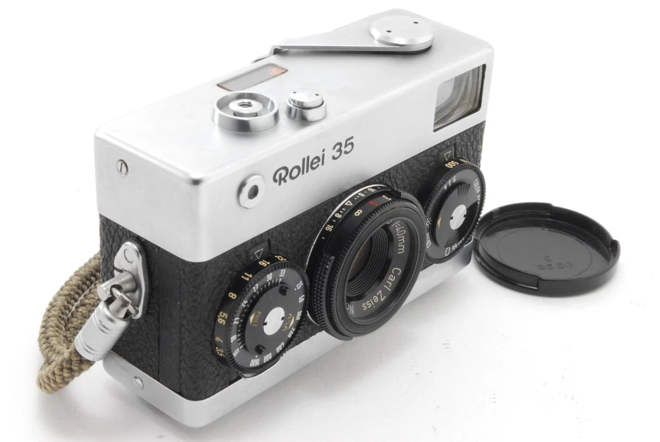 Meter Works [NEAR MINT] Rollei 35 Tessar Silver 40mm f3.5 Film Camera JAPAN #524 - Image 4 of 4