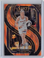 2025 Panini Select WNBA #179 Sami Whitcomb Orange Flash Premier